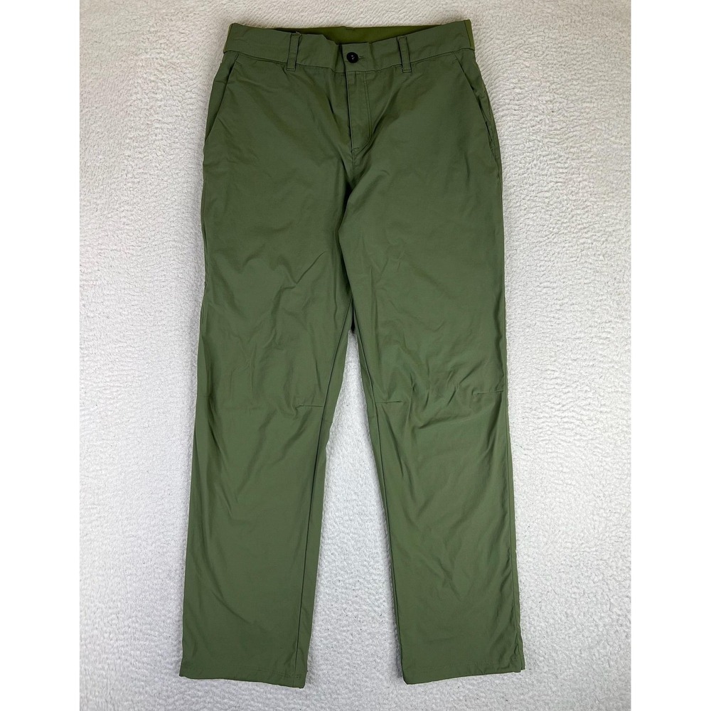 Backcountry Pants Womens 10 Green Stretch Hiking Straight Leg Woven W752